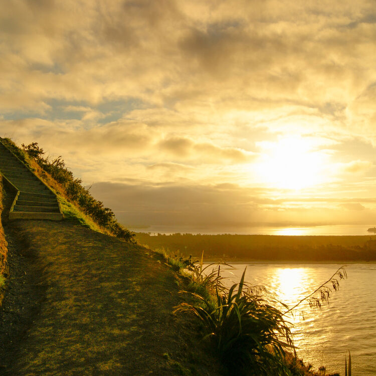 Hiking Trail Up Mount Maunganui