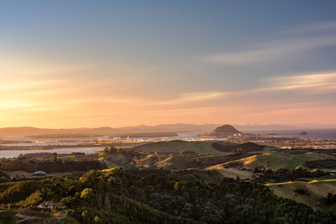 The mount at dusk
